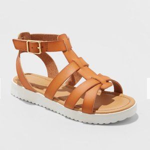 Cat & Jack Big Girls Sandals Size 4